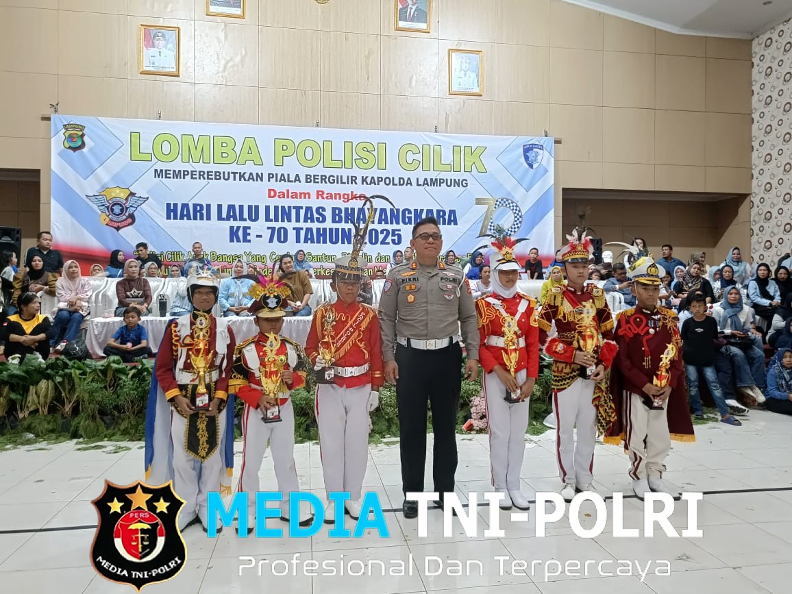 Ikut Lomba Peragaan Pocil Jajaran Polda Lampung, Pocil Polres Lampung Utara Sabet Juara 2 Katagori Mula