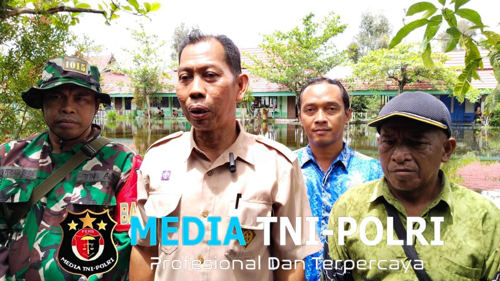 SMAN 1 Mentaya Hilir Selatan Terendam Banjir, Kegiatan Belajar Mengajar Tetap Berjalan
