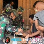 Satgas Yonif 123/Rajawali Gelar Patroli Pelayanan Kesehatan di Kampung Sahapikya, Distrik Venaha