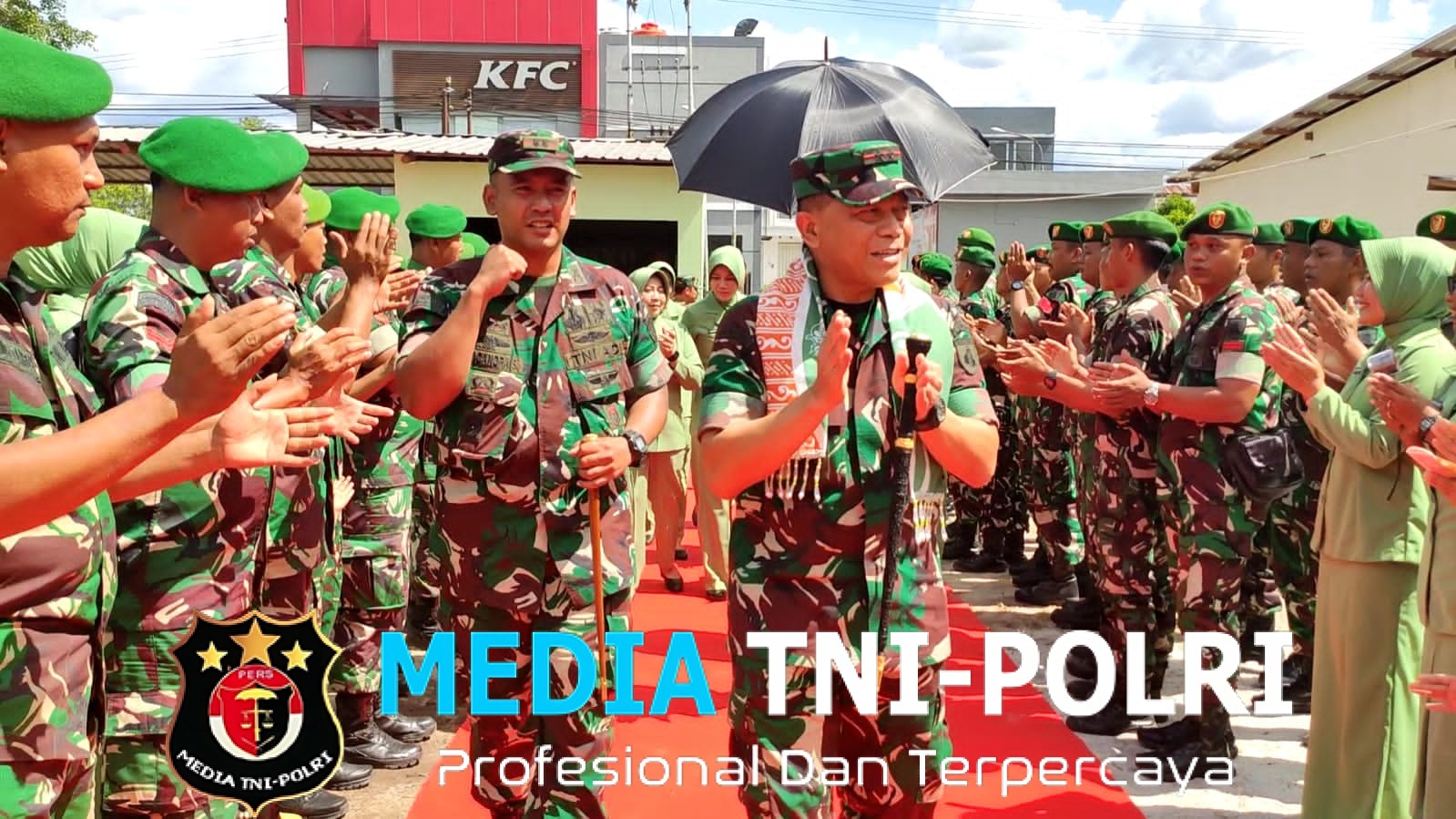 Kodim 1015/Sampit Terima Kunjungan Pangdam XXII/Tambun Bungai