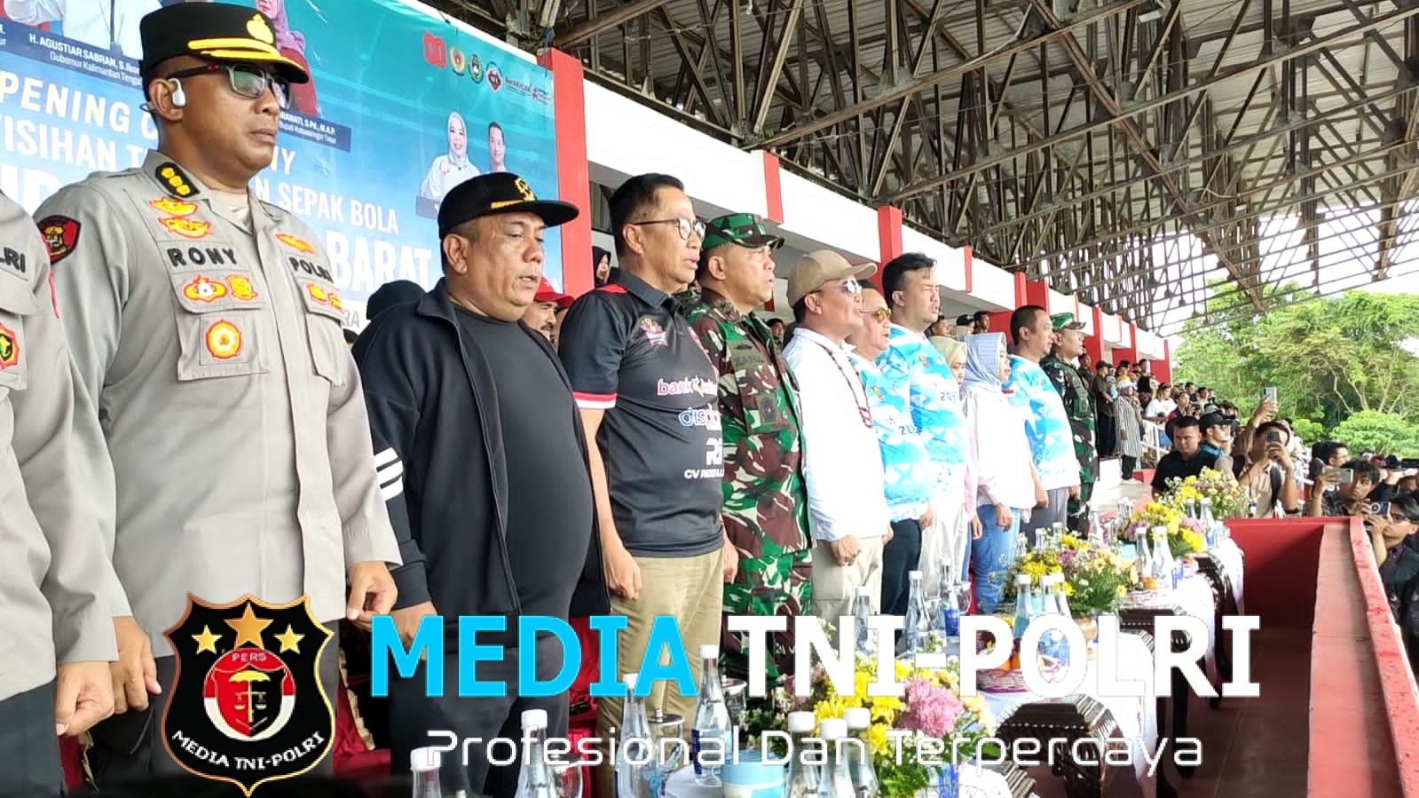 Komandan Kodim 1015/Sampit Hadiri Pembukaan Turnamen Bola Gubernur Cup