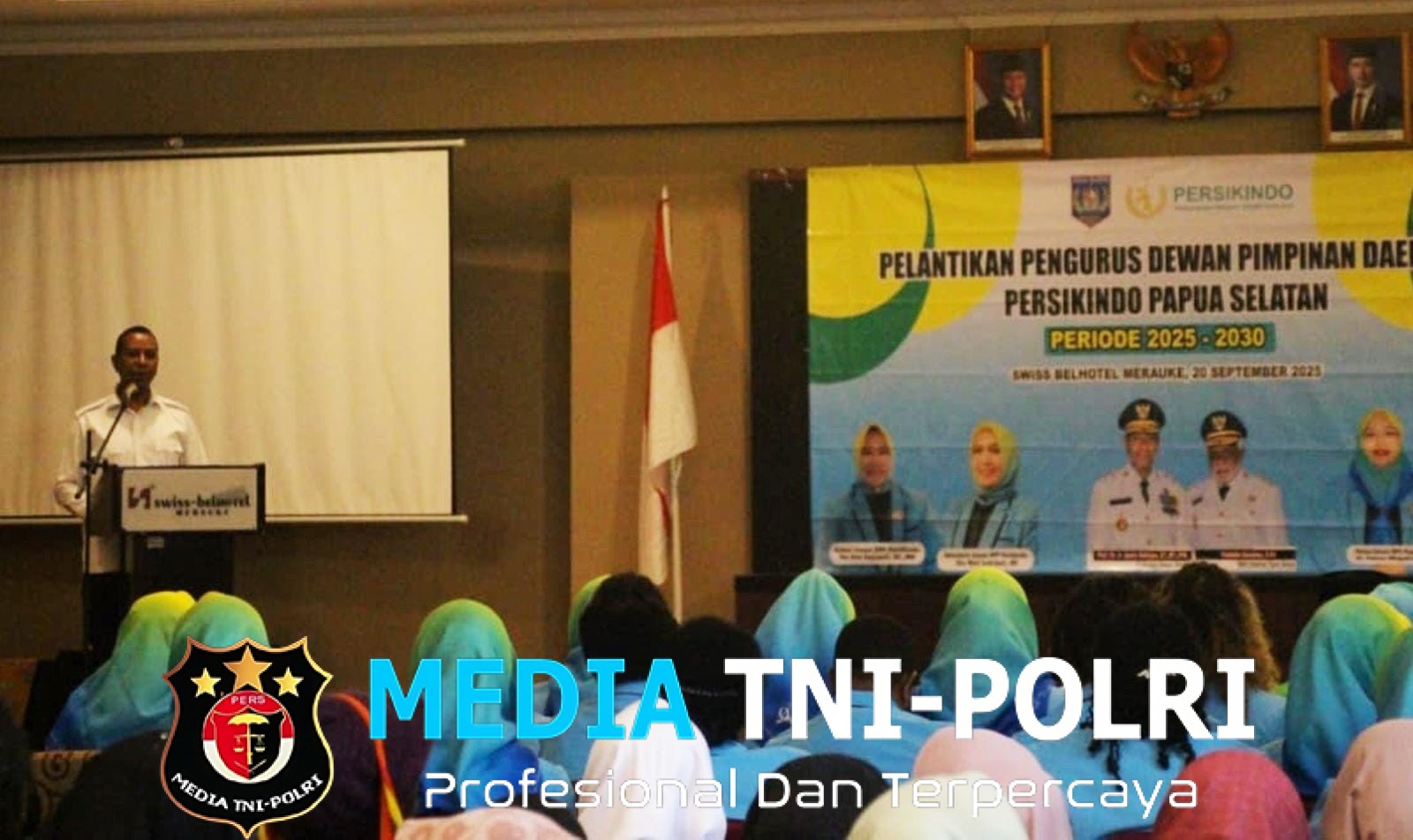 Dandim 1707/Merauke Hadiri Pelantikan Persikindo Provinsi Papua Selatan
