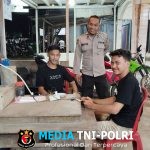 Jaga Pertokoan dari Aksi Kriminal, Polsek Sengah Temila Intensifkan Patroli Malam