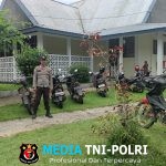 Cegah Tindak Kejahatan Samapta Polsek Menyuke Laksanakan Patroli dan Berikan Imbauan Kepada Warga