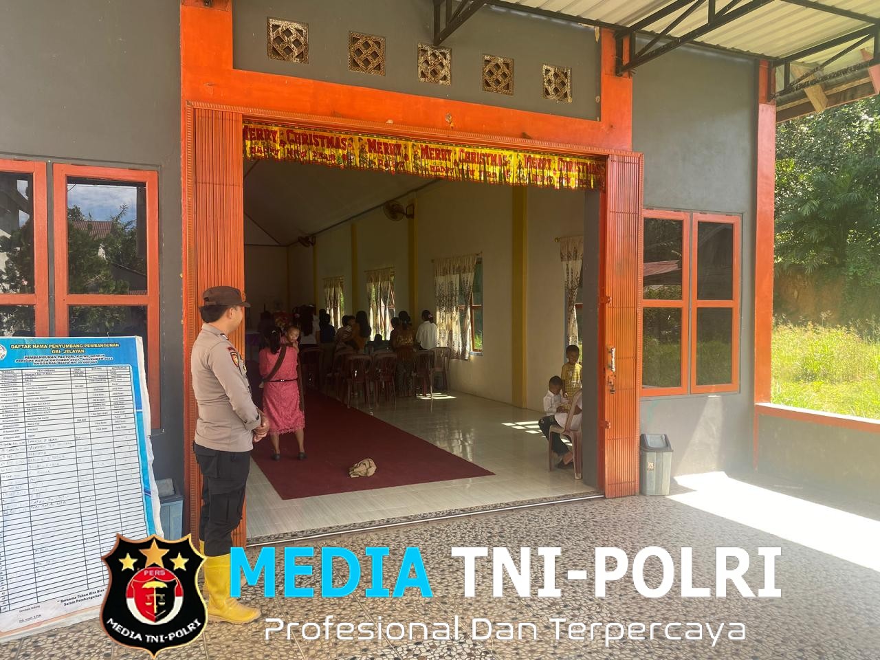 Polsek Meranti Amankan Ibadah Hari Minggu, Pastikan Ibadah Berjalan Aman Dan Lancar