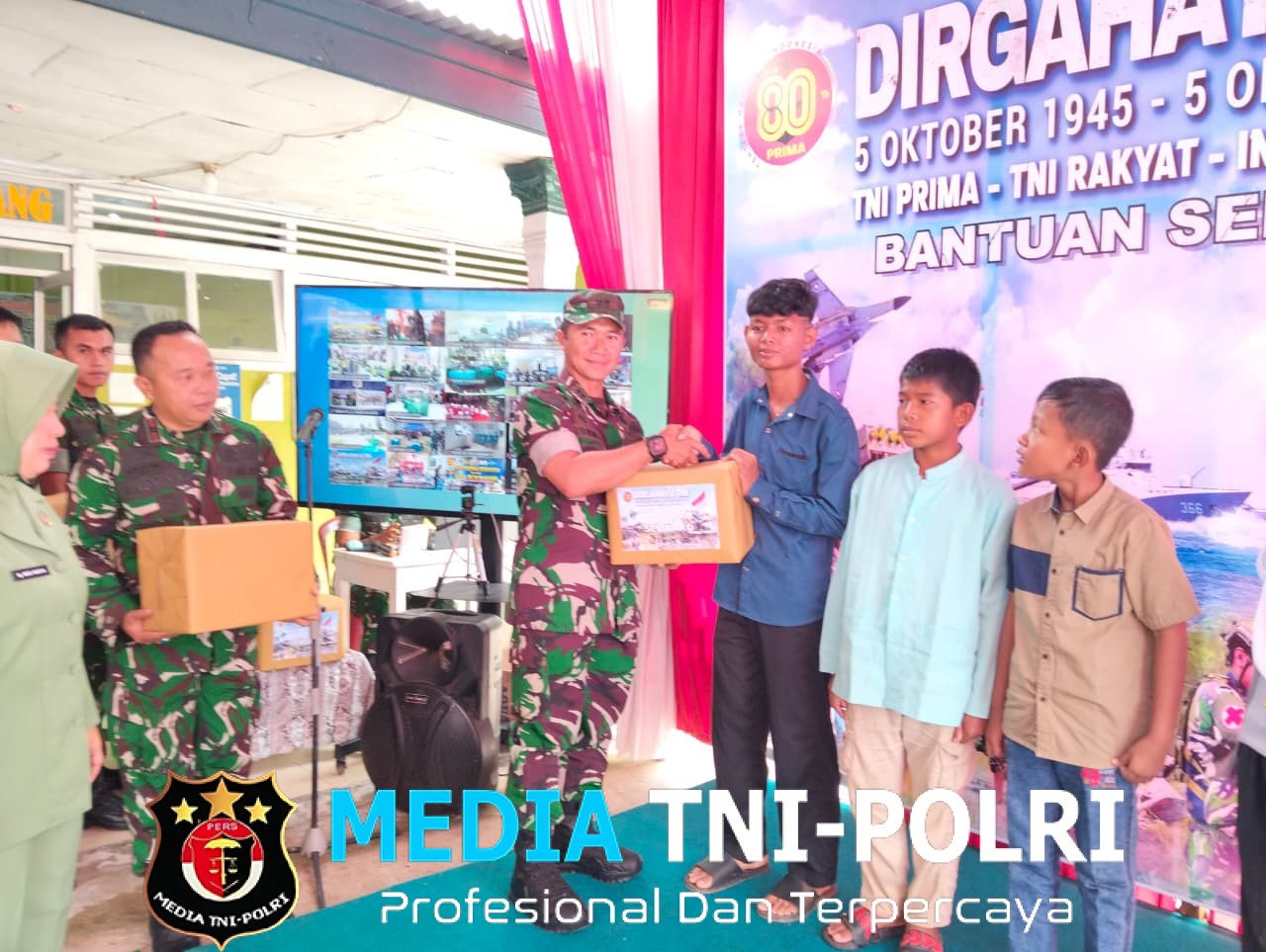 Bakti Kesehatan, Kodim 0420/Sarko Gelar Program Karya Bakti Teritorial Prima Dalam Rangka HUT ke 80 TNI di Wilayah Kodim 0420/Sarko