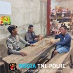 Pesan Kamtibmas Disampaikan Polisi Saat Temui Warga Nongkrong