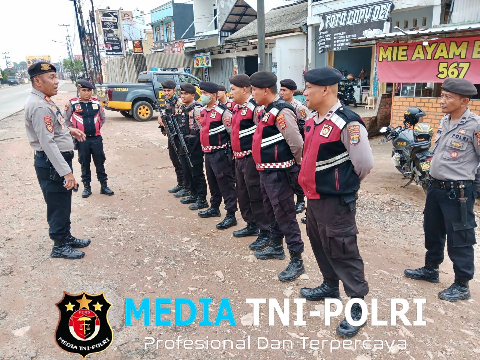 Cegah Gangguan Kamtibmas, Polres Lampung Tengah Gencarkan Patroli Presisi Dengan R2