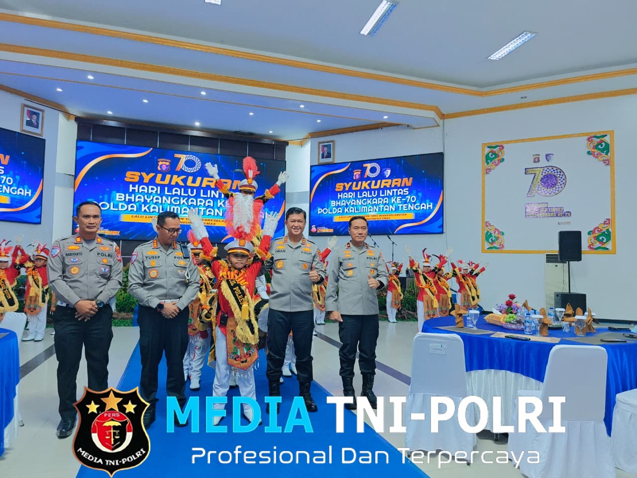 Prestasi Membanggakan Diraih Sat Lantas Polres Kotim Dalam Peringatan HUT Lalu Lintas Bhayangkara Ke-70
