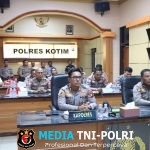 Polres Kotim Mengikuti Vidio Conference, Wakapolri Pimpin Anev Sitkamtibmas Terkini Dan Kesiapan Pengamanan Unras