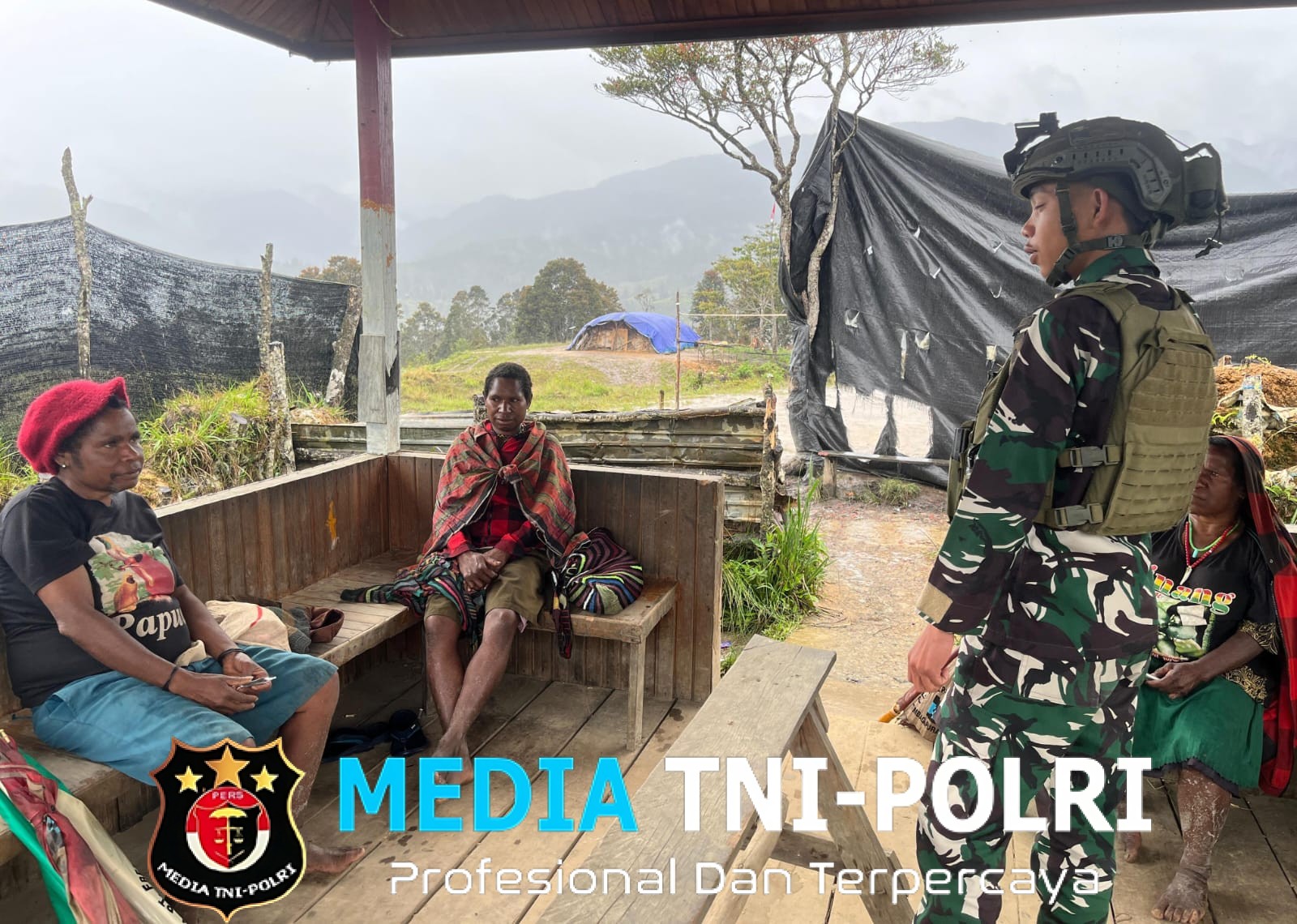 Satgas Yonif 700/WYC Gelar Pelayanan Kesehatan untuk Warga di Eronggobak