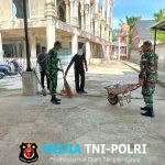 Perajurit Kodim 0103/Aceh Utara Semangat Latihan Pencak Silat Militer