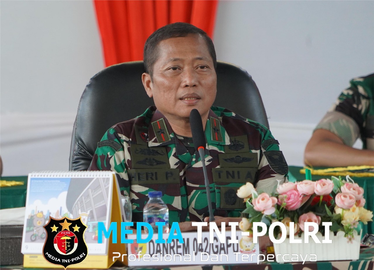 Danrem 042/Gapu Tekankan Seleksi Caba PK TNI AD Gelombang II TA 2025 Panda Jambi Gratis dan Transparan