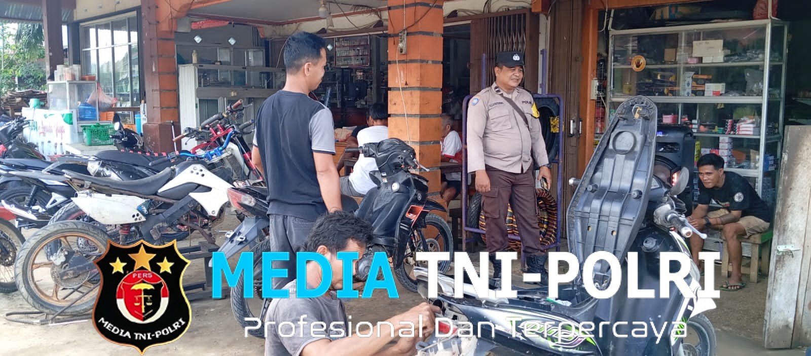 Unit Binmas Polsek Kuala Behe Lakukan Patroli Dialogis Demi Terciptanya Kamtibmas yang Kondusif