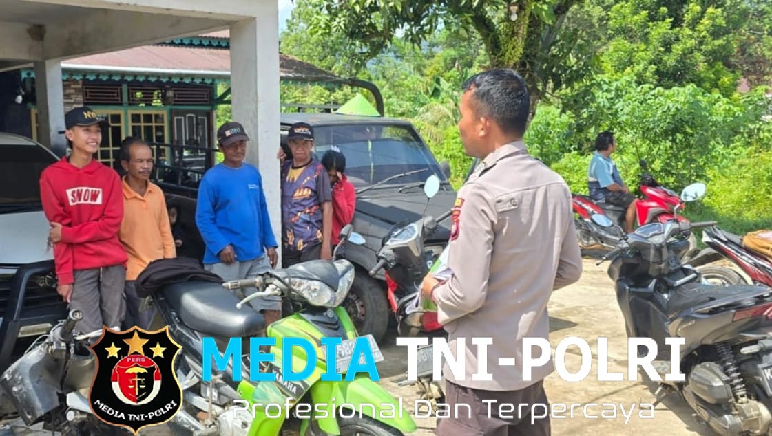 Polsek Menjalin Optimalkan Patroli Dialogis di Siang Hari