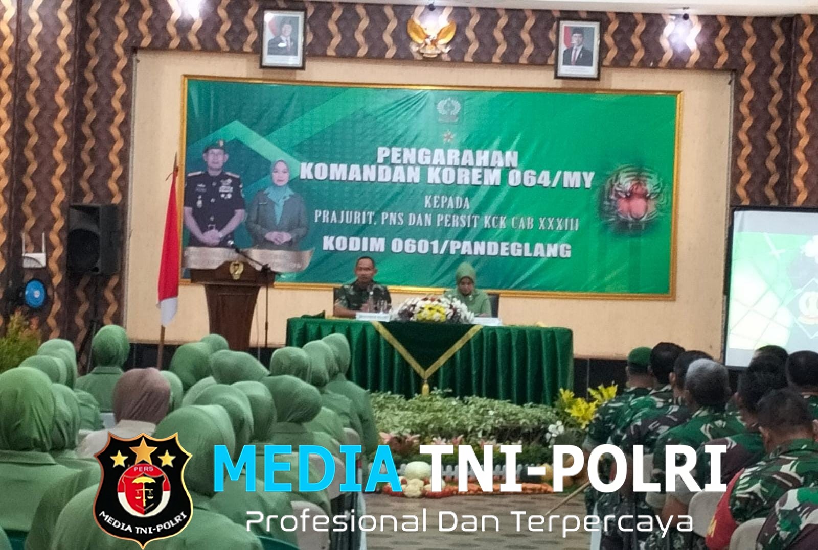 Danrem 064/MY Brigjen TNI Edi Saputra Kunjungi Kodim 0601/Pandeglang, Perkuat Silaturahmi dengan Tokoh Agama Banten