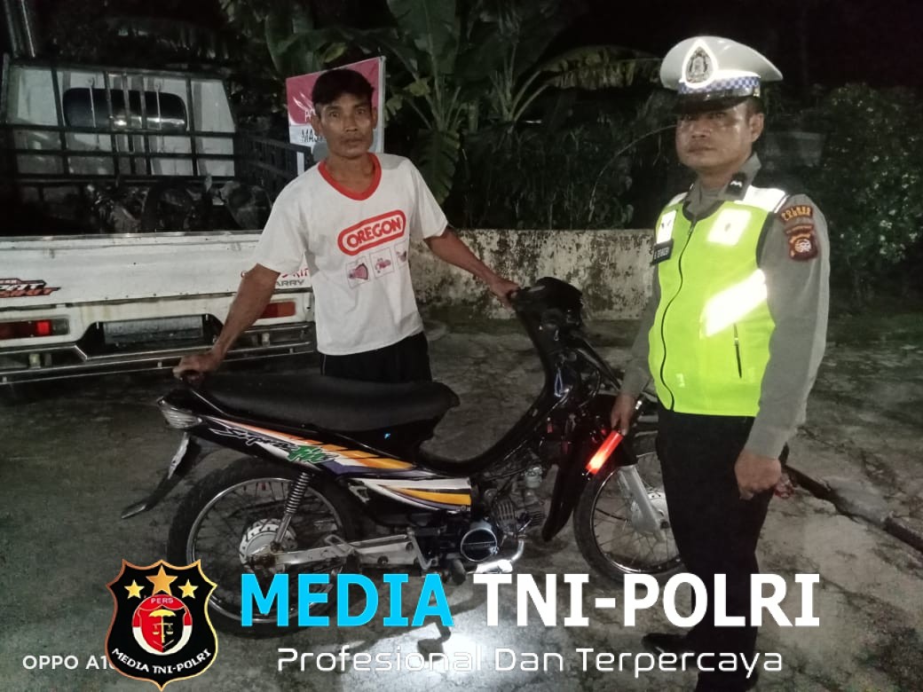 Polsek Mandor Tak Beri Ampun, Knalpot Brong Langsung Dicopot di Tempat