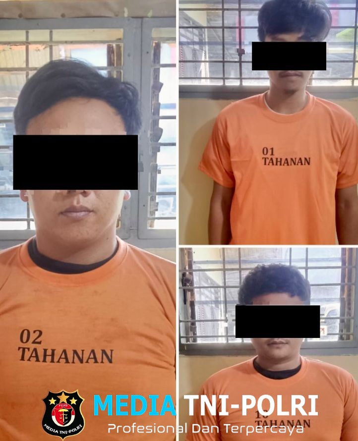Polsek Terbanggi Besar Ungkap Kasus Pencurian Tabung Gas, Tiga Pelaku Berhasil Ditangkap
