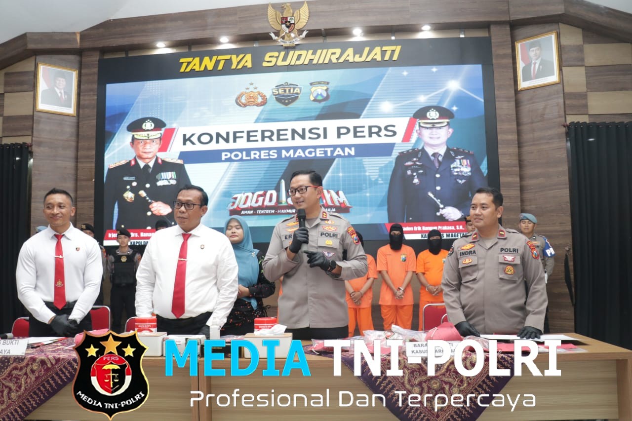 Polres Magetan Berhasil Amankan Komplotan Perampok Spesialis Minimarket