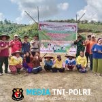 Bintara Penggerak Melaksanakan Penanaman Jagung di Desa Sei Laki