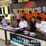 Polres Sergai Ungkap Sindikat Kekerasan, Senjata Ilegal, dan Narkotika