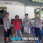 Samapta Polsek Menyuke Rutin Laksanakan Patroli Siang Hari Dan Sampaikan Imbauan Kamtibmas