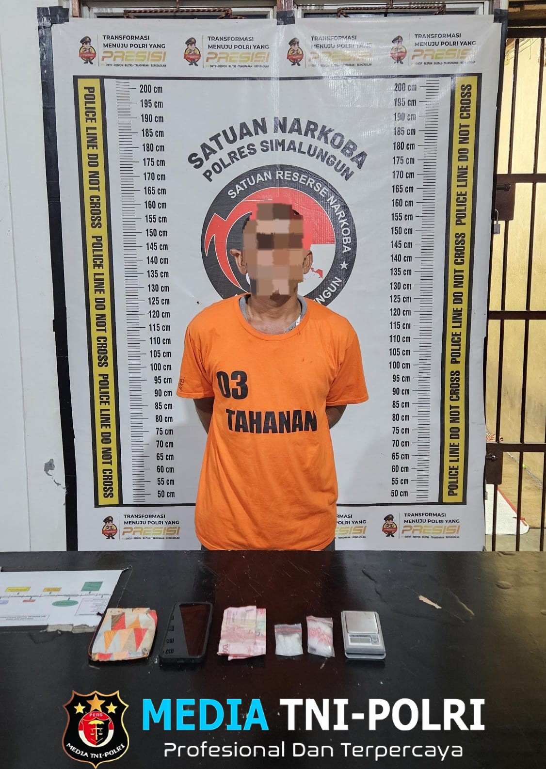 Sat Narkoba Polres Simalungun Tegas Berantas Narkoba Patkai Dibekuk dengan Barang Bukti 8,74 Gram Sabu