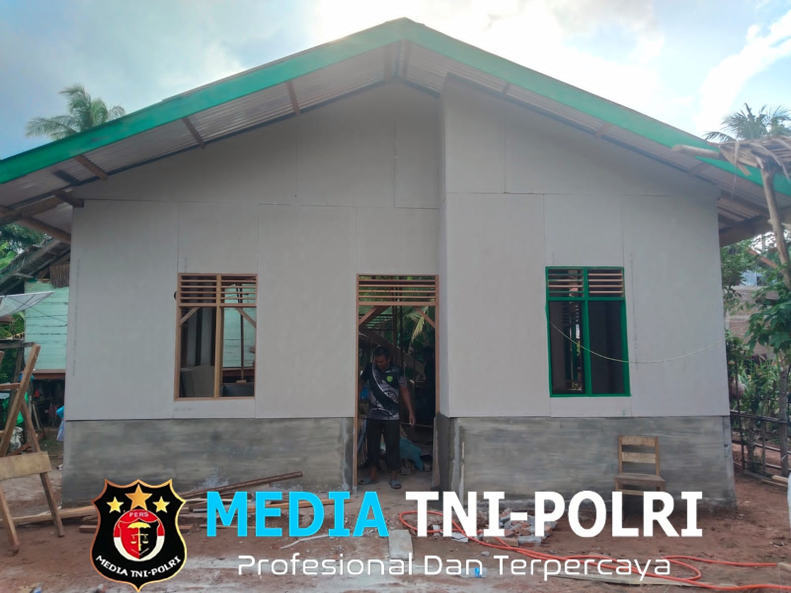 Kodim 0103/Aceh Utara Sukseskan Program Bedah Rumah RTLH