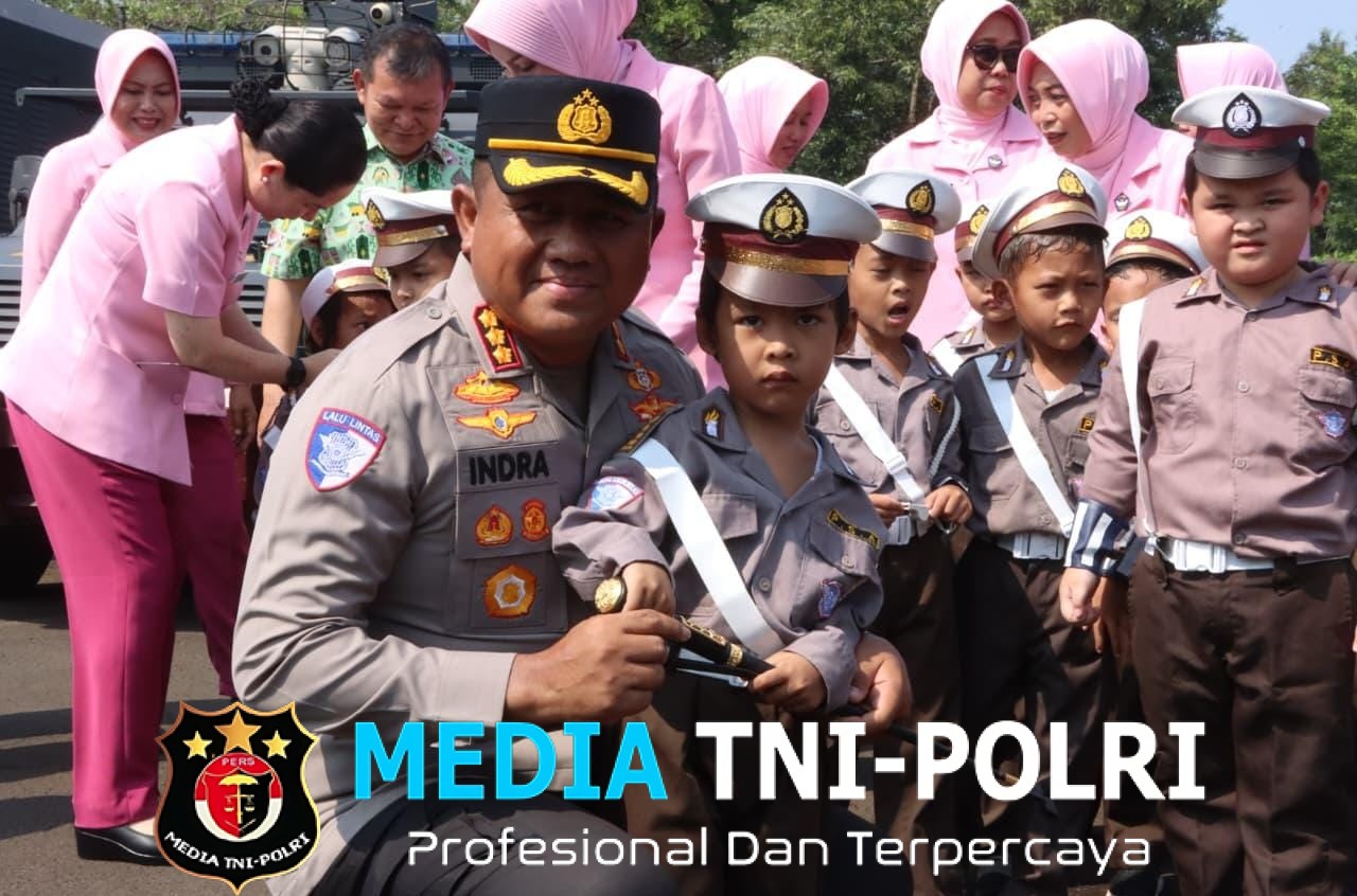 Puluhan Polsanak ‘Serbu’ Polresta Tangerang, Dilatih Keselamatan Lalu Lintas