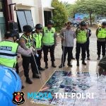Polres Wonogiri Gelar Simulasi Pengamanan Mako di Purwantoro