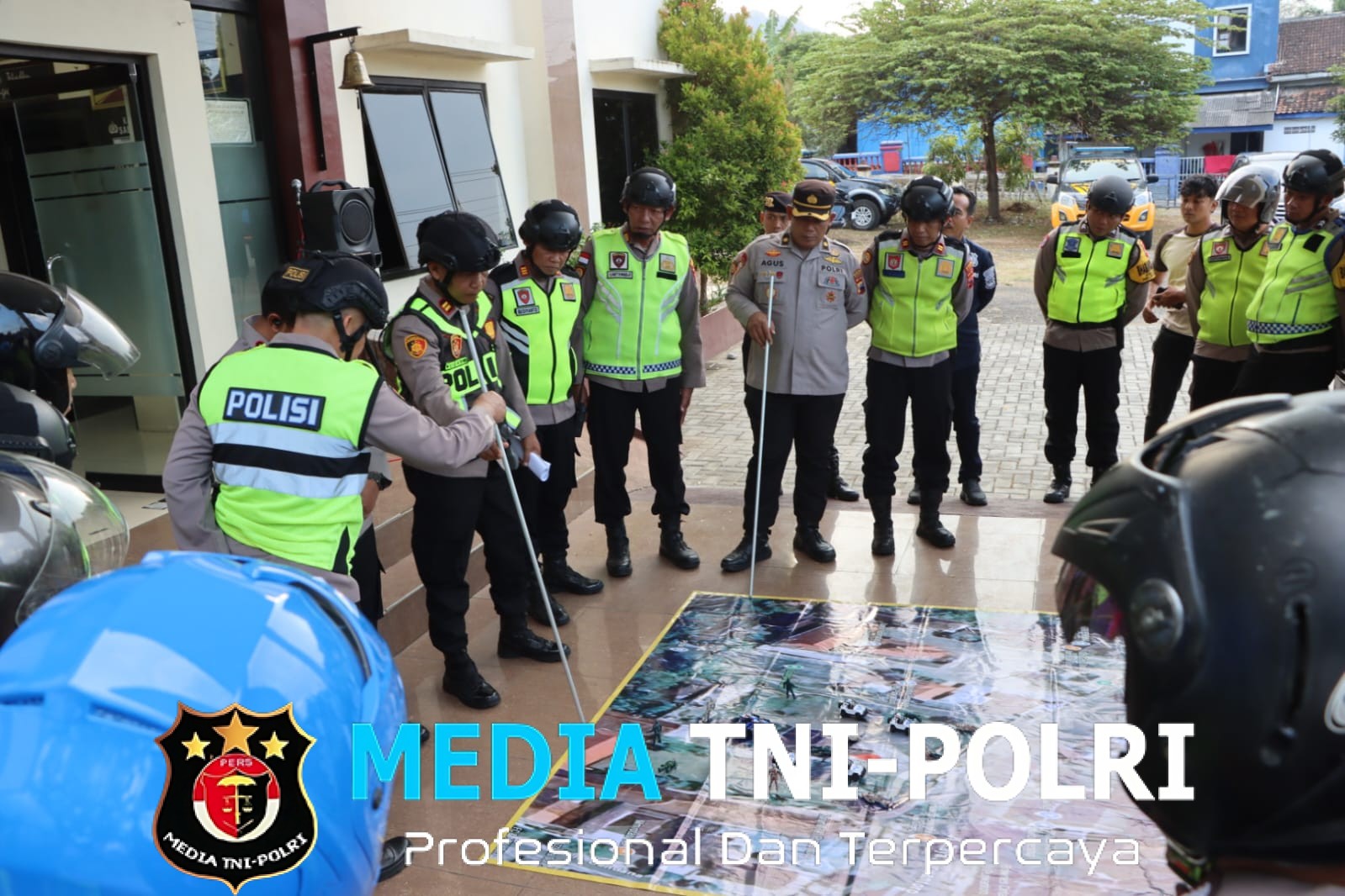 Polres Wonogiri Gelar Simulasi Pengamanan Mako di Purwantoro