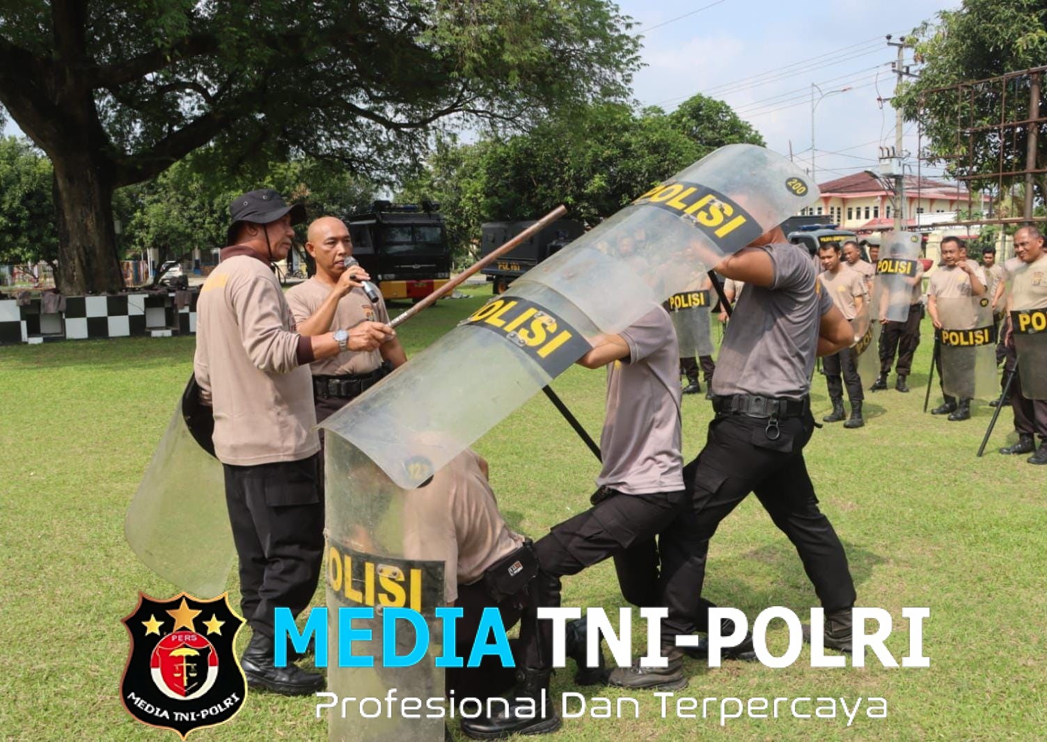 Polres Lampung Tengah Gelar Latihan Dalmas, Perkuat Kesiapsiagaan Pengamanan Massa