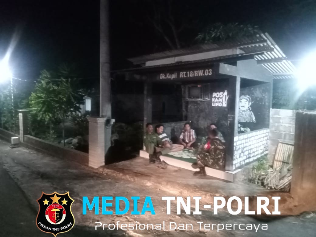 Patroli Malam Koramil Cepogo Perkuat Keamanan Wilayah