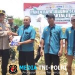 Panen Raya Jagung Kuartal III Polres Lampung Tengah, Wujud Sinergi Mendukung Ketahanan Pangan Nasional