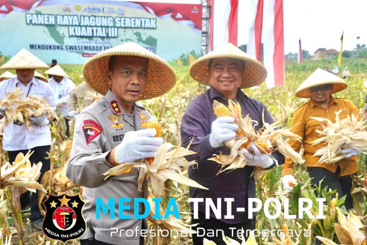 Kepedulian Polda Jabar Kepada Petani Jagung Untuk Meningkatkan Kesejahteraan