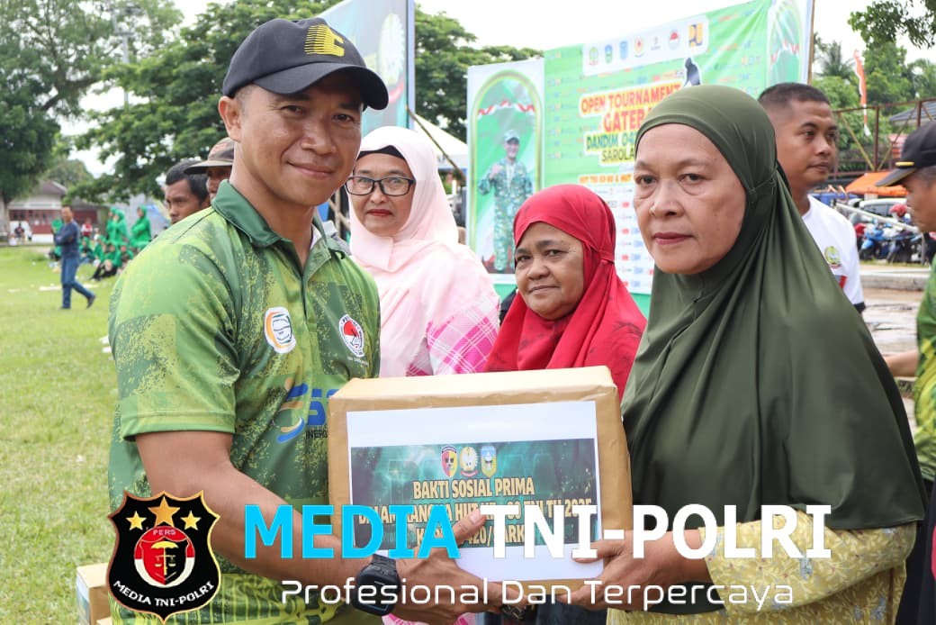 Dandim 0420/Sarko Tutup Open Tournament Gateball Sarolangun Cup 2025