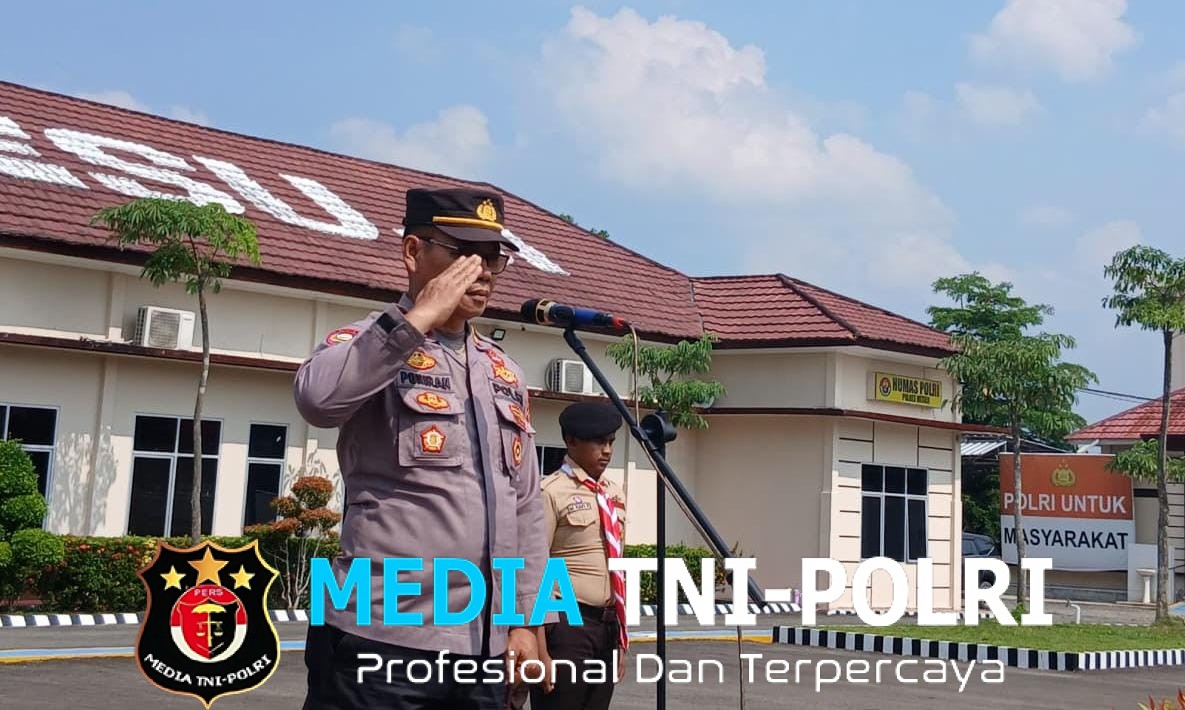 Kasat Binmas Polres Mesuji Pimpin Pelantikan 57 Anggota Saka Bhayangkara