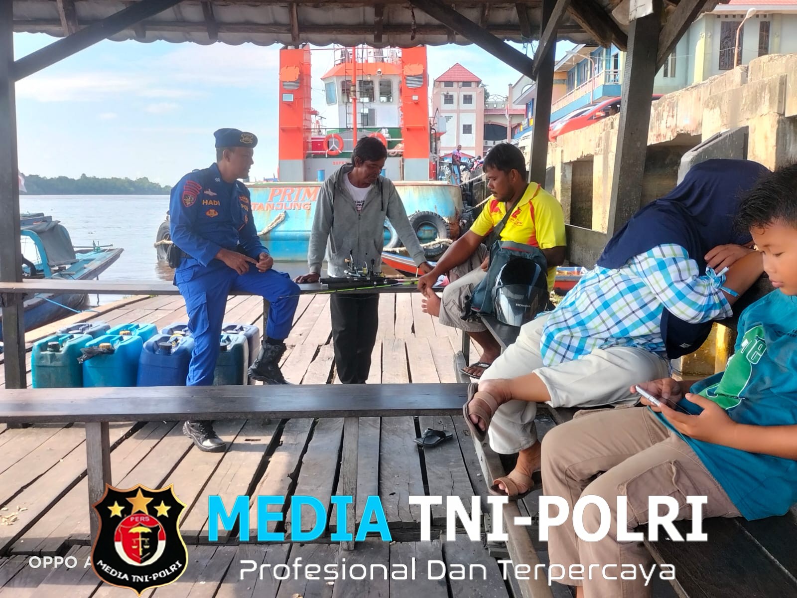 Satpolairud Polres Kotim laksanakan giat Patroli perairan di DAS Mentaya