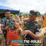 Panen Raya Jagung Satukan Langkah  Kodam Kasuari, Polda dan Pemerintah Papua Barat Kompak Dukung Swasembada Pangan 2025