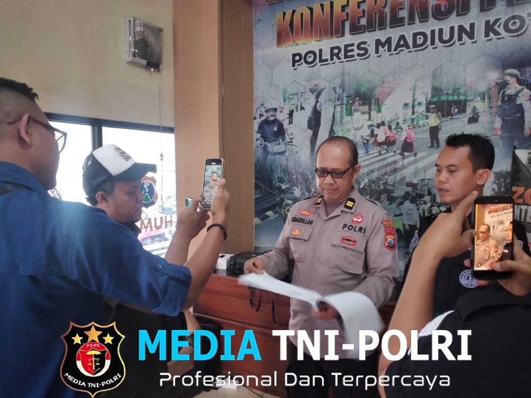 Operasi Tumpas Semeru 2025, Polres Madiun Kota Tetapkan 7 Tersangka , Amankan 1 Kg Ganja dan 15,91 Gram Sabu