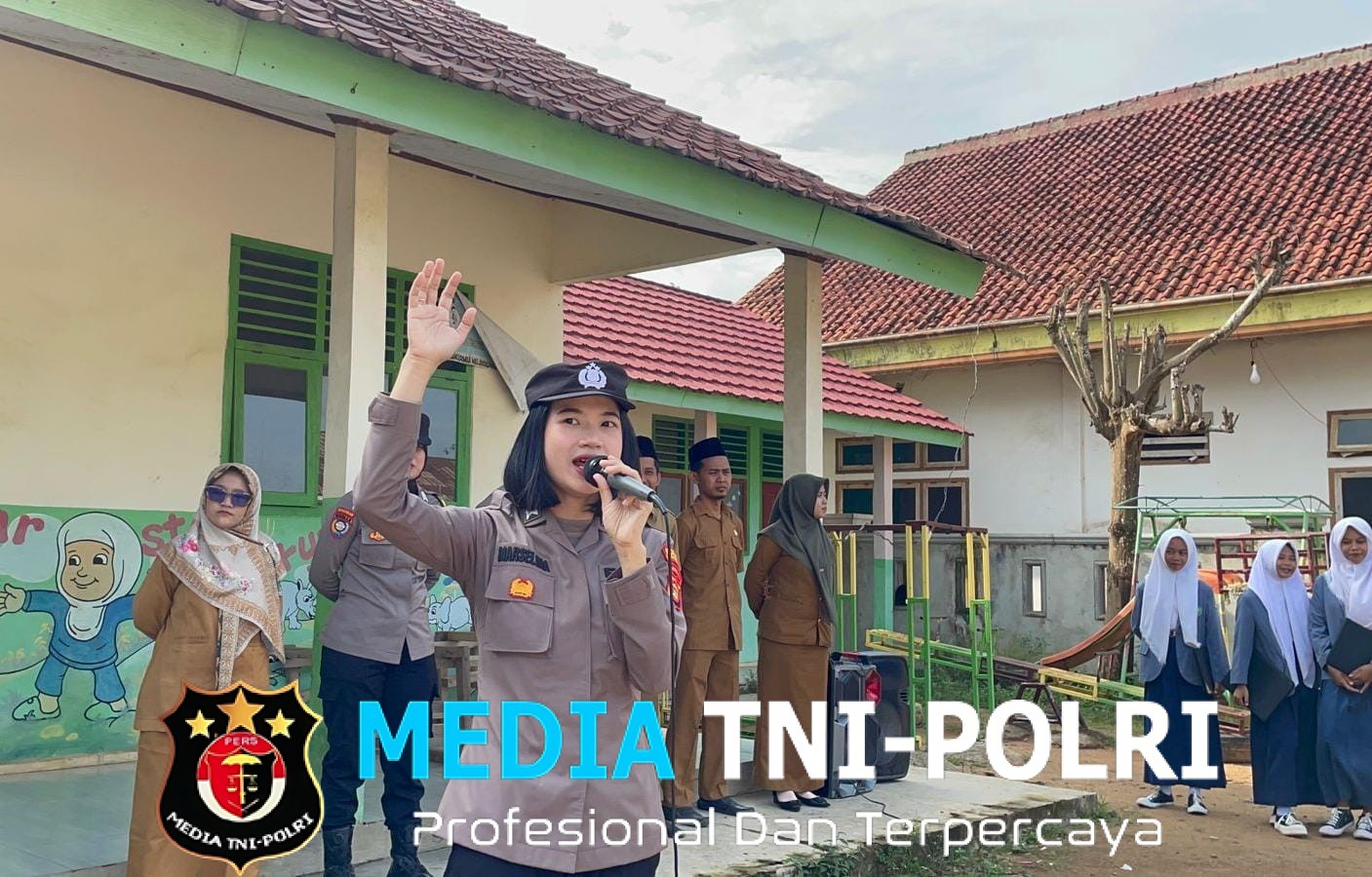 Brigpol Marselina Ajak Pelajar di Lampung Timur Tangkal Bullying