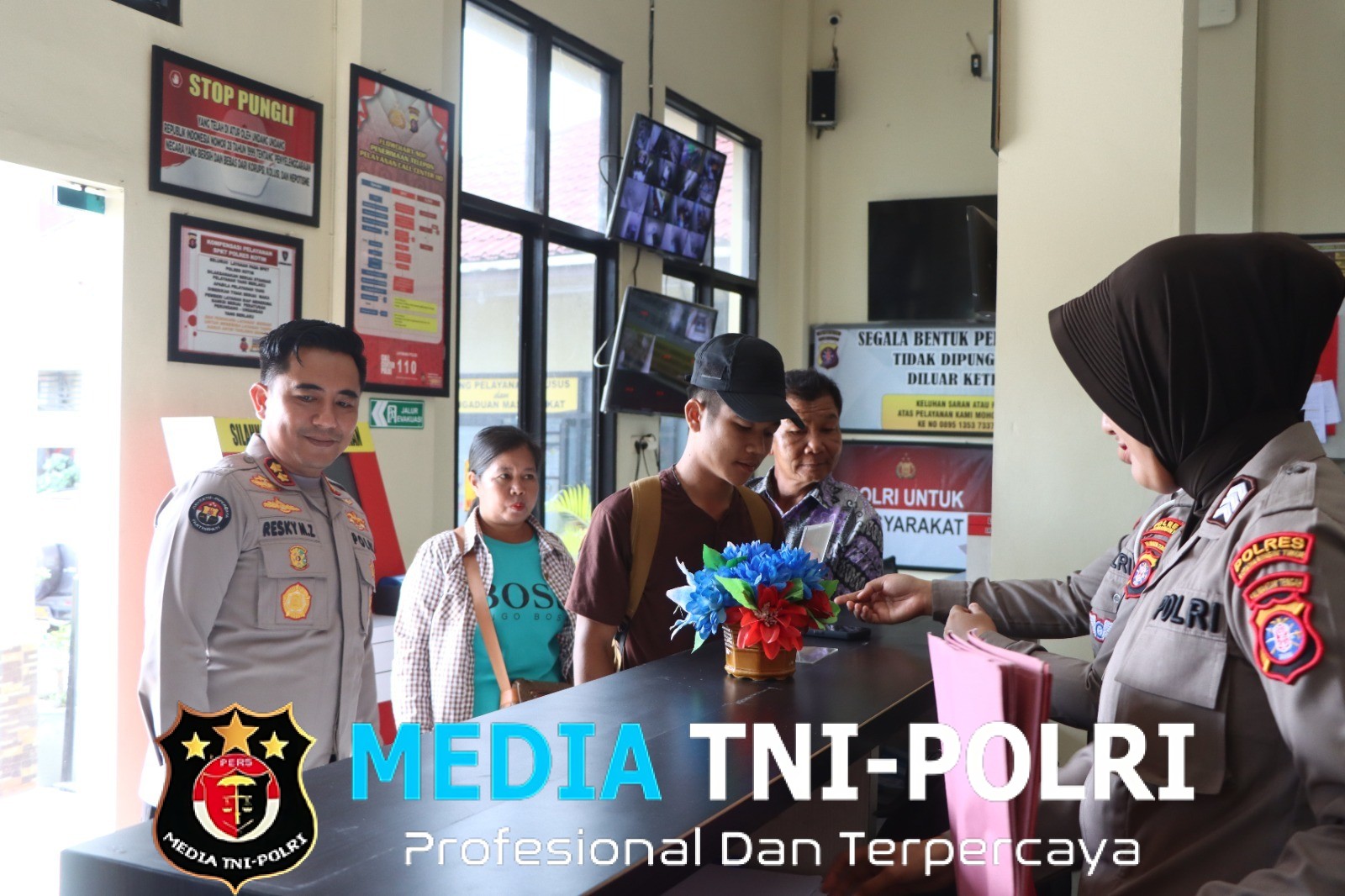 Kapolres Kotim Memastikan Kesiapan Ruang SPKT dan Pelayanan Publik