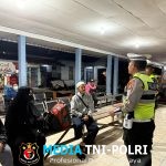 Sat Lantas Polres Kotim Laksanakan Giat Blue Light Patrol, Cegah Aksi Premanisme