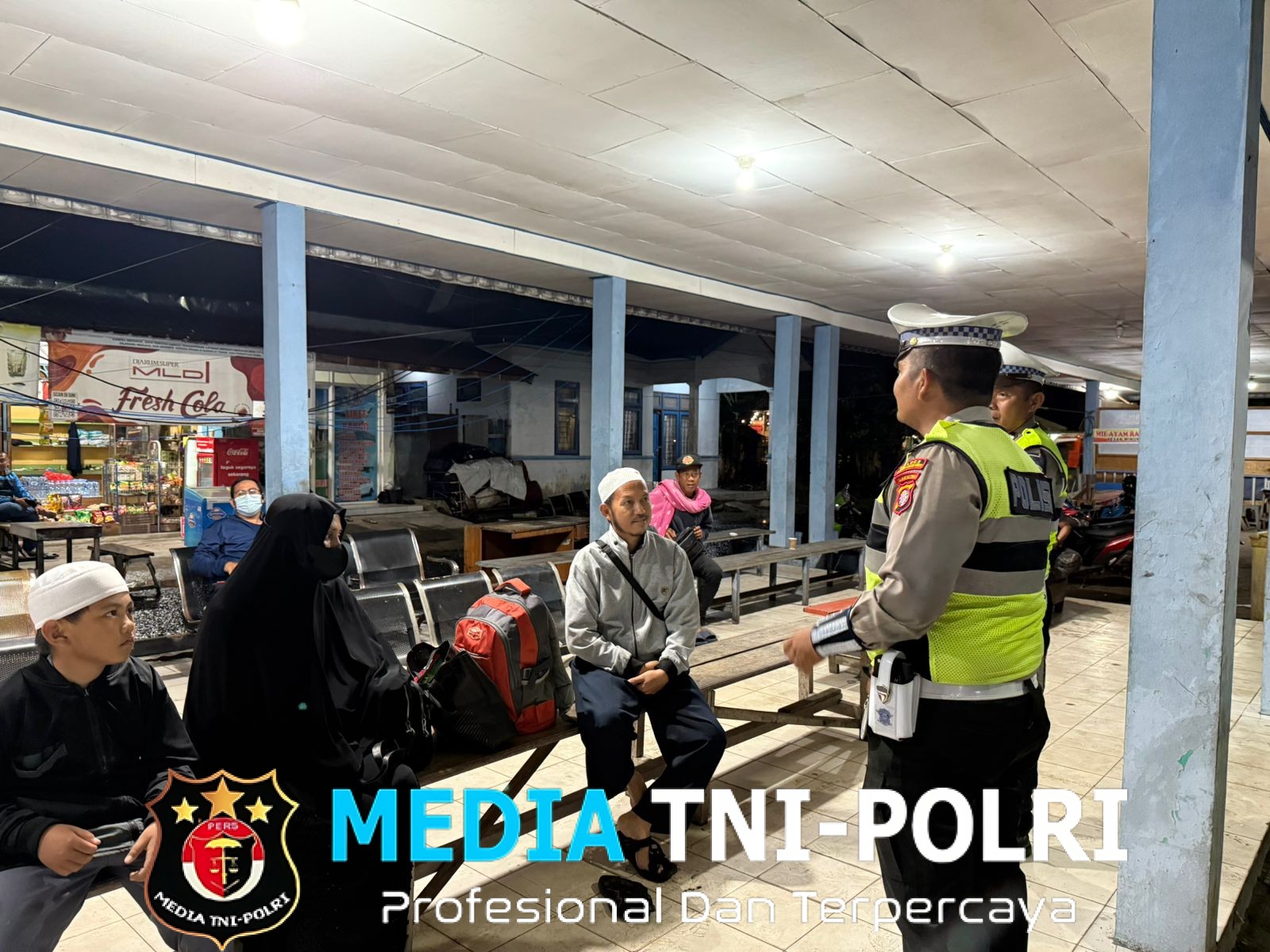 Sat Lantas Polres Kotim Laksanakan Giat Blue Light Patrol, Cegah Aksi Premanisme