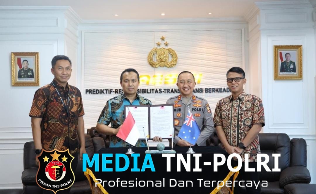 Polri dan AFP Resmikan Rencana Kerja Bersama untuk Perkuat Penanggulangan Penyelundupan Manusia