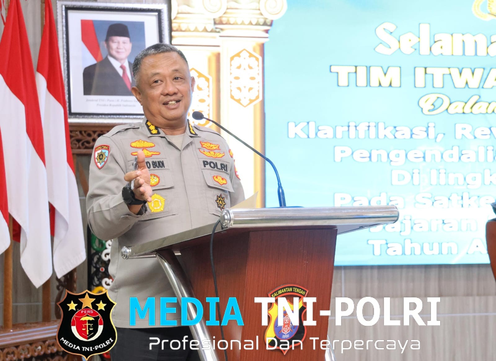 Optimalkan Kinerja Polda Jajaran, Itwasum Polri Gelar Supervisi Dalmutu di Polda Kalteng