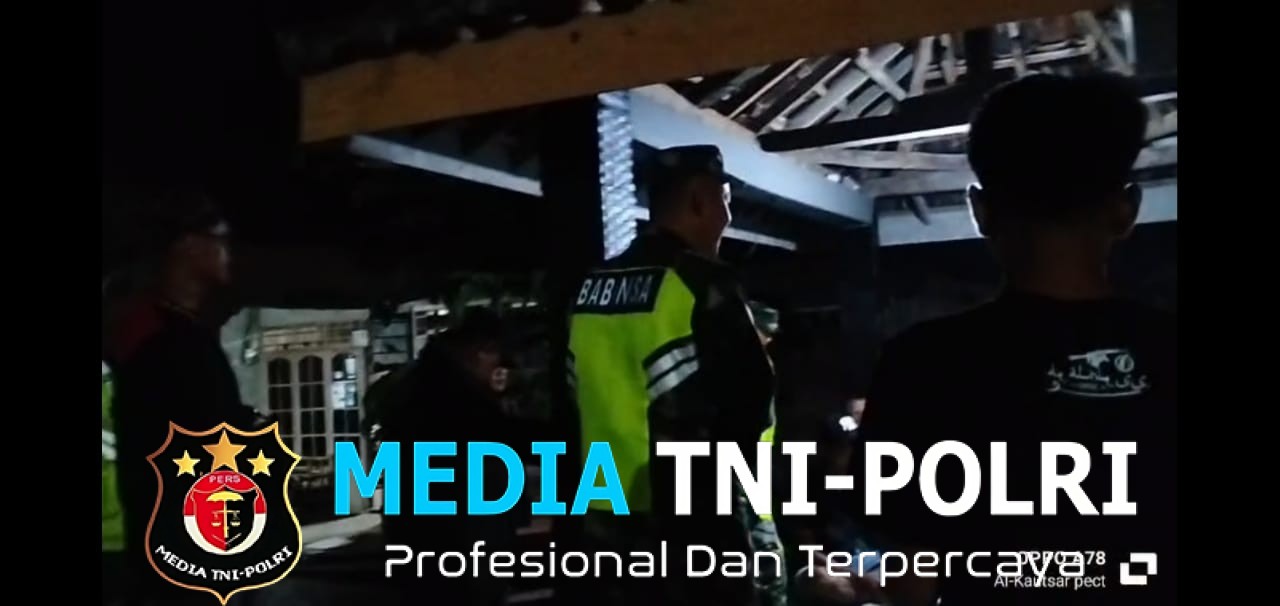 Patroli Malam Gabungan Jaga Kondusivitas Wilayah Simo