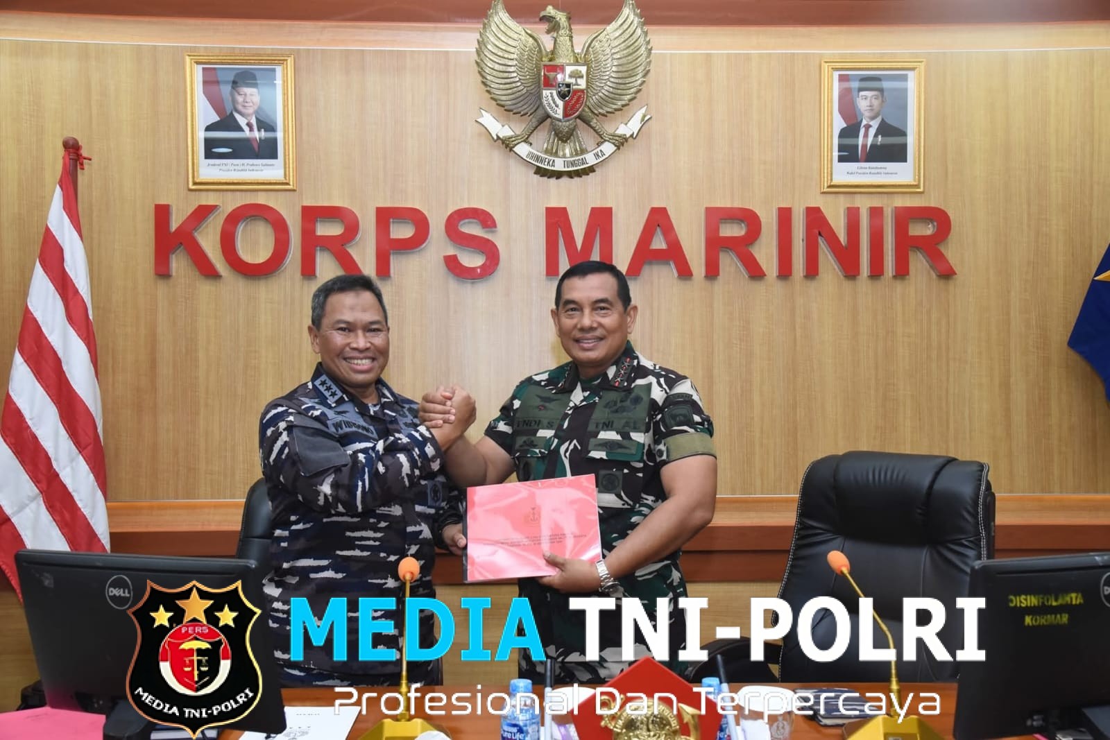 Pangkormar Pimpin Taklimat Akhir Audit Kinerja Itjenal Dilingkungan Korps Marinir