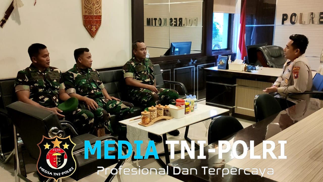 Komandan Kodim 1015/Sampit Silaturahmi ke Polres Kotim