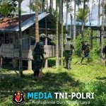 Pererat Hubungan dan Jalin Silaturahmi, Satgas Yonif 521/DY Laksanskan Anjangsana dan Karya Bhakti Bersama Warga Distrik Kobagma